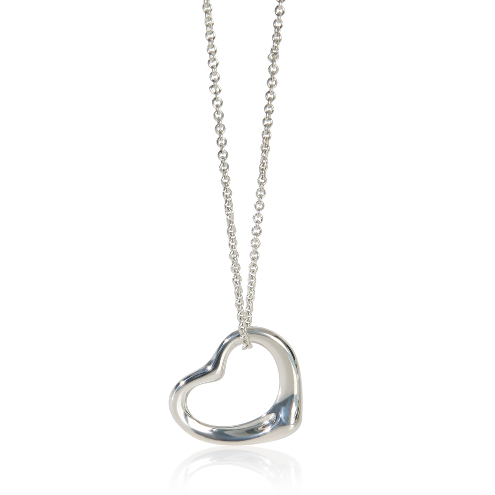 Tiffany & Co. Sterling Silver Elsa Peretti Open Heart Pendant